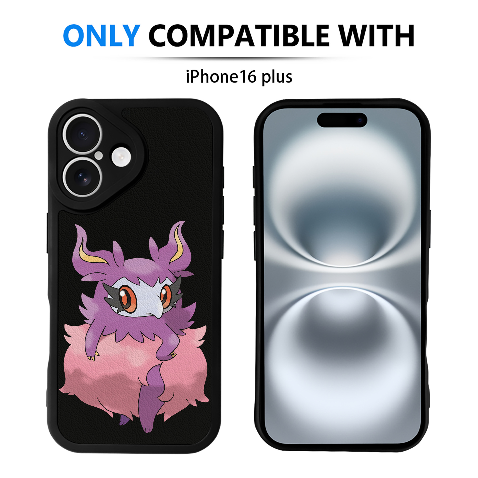 （画像用） ポケットモンスター Pokémon 【iPhone 16シリーズ対応】シリコンスマホケース（レザー調） 材質：シリコン
